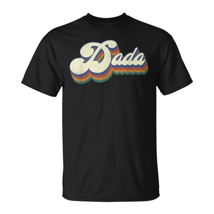 Dada Gifts Retro Vintage Fathers Day Dada  Unisex T-Shirt