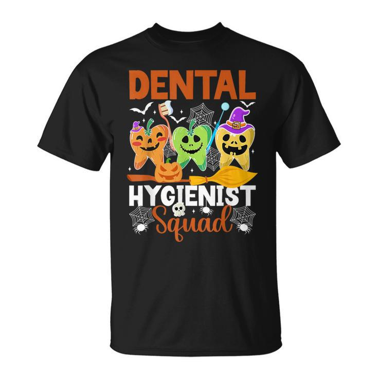 Dental Squad Trick Or Th Dentist Halloween Spooky T-Shirt