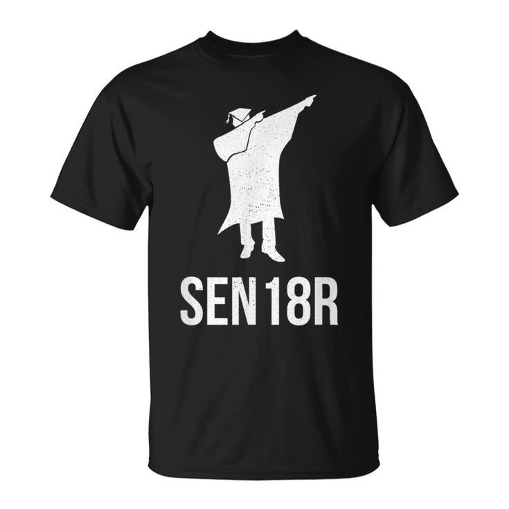 Distressed Senior 2018 Class Of 2018 T-Shirt