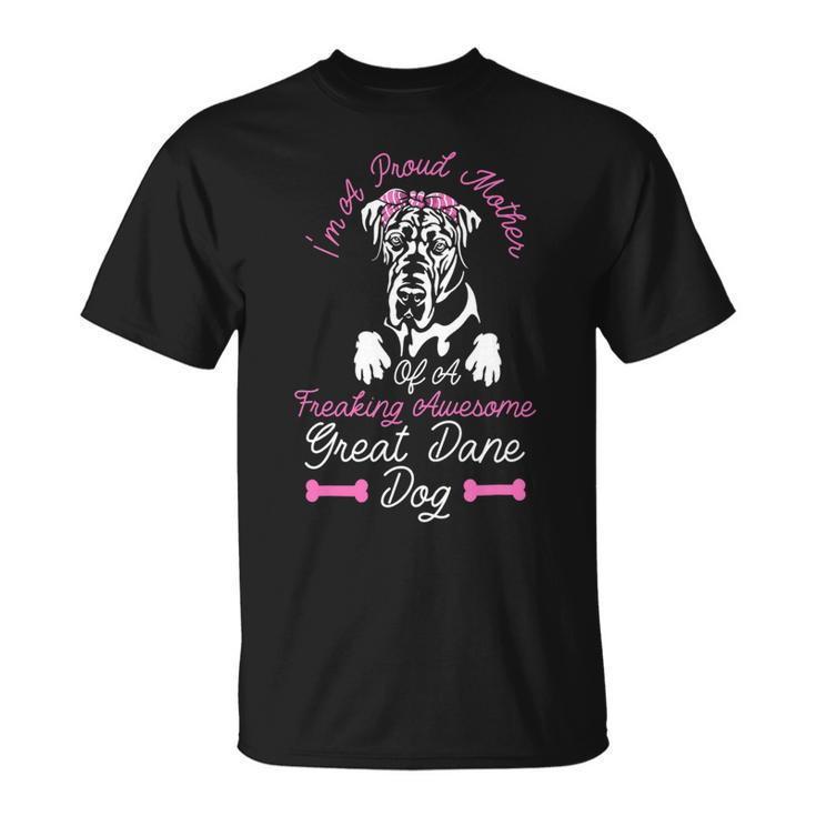 Dog Breed Mom Dog Owner Great Dane Mom Unisex T-Shirt