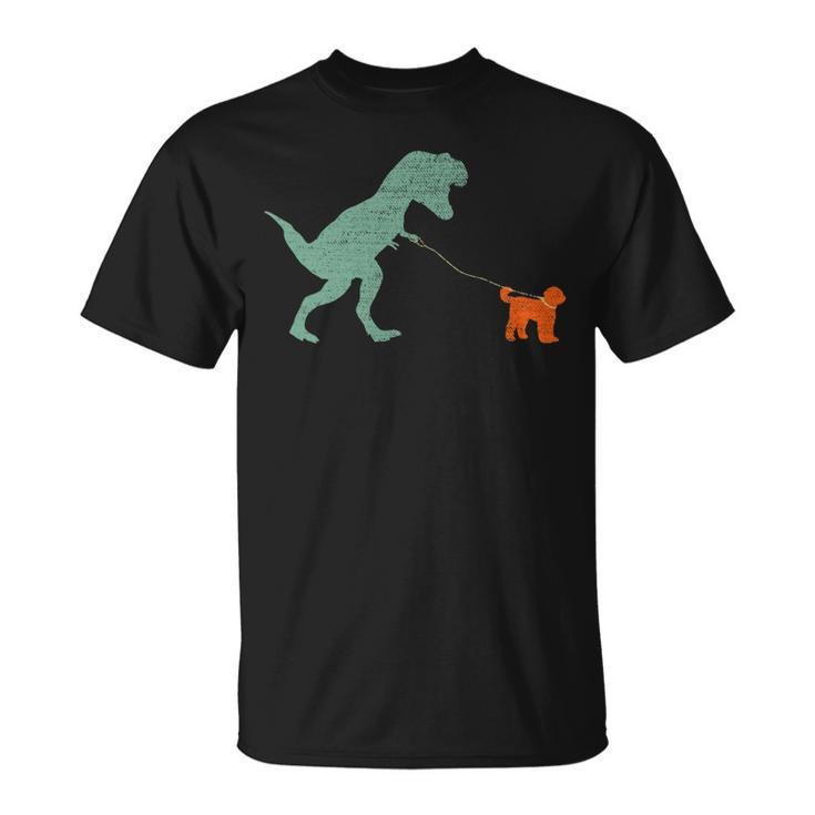 Dog Dinosaur Vintage Tyrannosaurus Rex Goldendoodle Unisex T-Shirt
