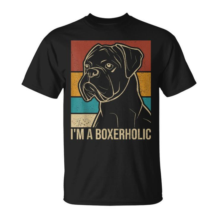 Dog Lover Dog Owner Vintage Pet Animal Outfit Funny Boxer  Unisex T-Shirt
