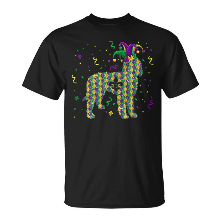 Dog Mardi Gras Outfit Goldendoodle Lover Men Women Kids Unisex T-Shirt