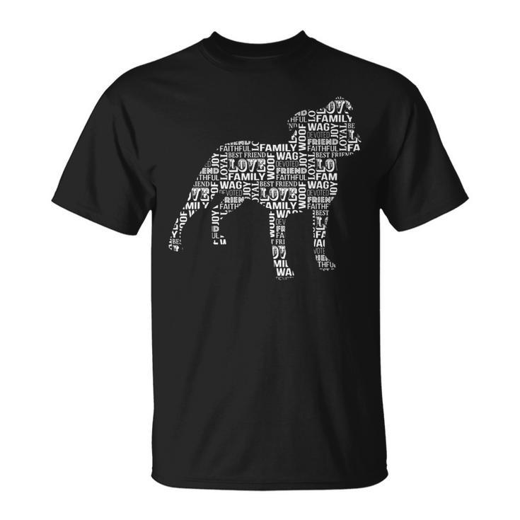 Dog Staffordshire Staffie Or Staffordshire Bull Terrier Dog Lover Unisex T-Shirt