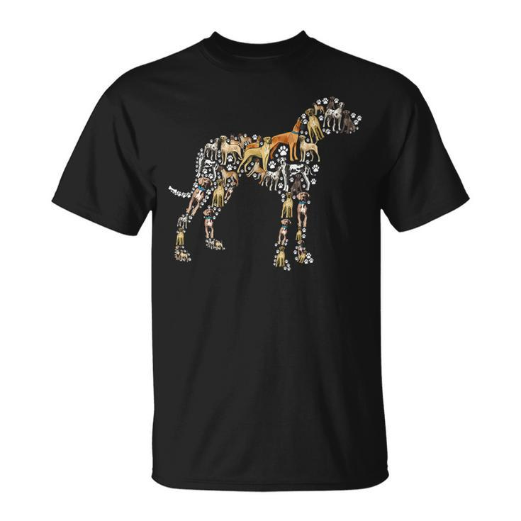 Dogs As Great Dane Unisex T-Shirt