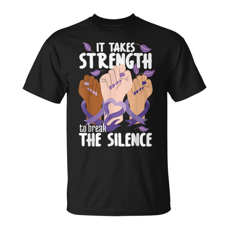 Domestic Violence Awareness Break The Silence T-Shirt