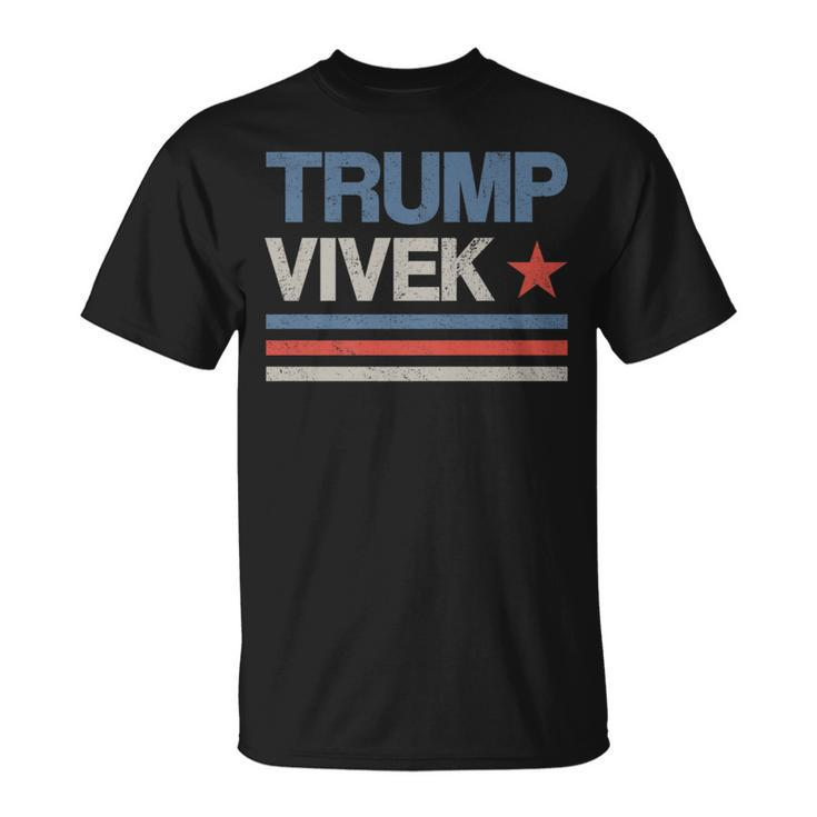Donald Trump Vivek Ramaswamy 2024 President Republican   Unisex T-Shirt