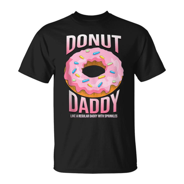 Donut Daddy For Dads Sprinkles Food Lover T-Shirt