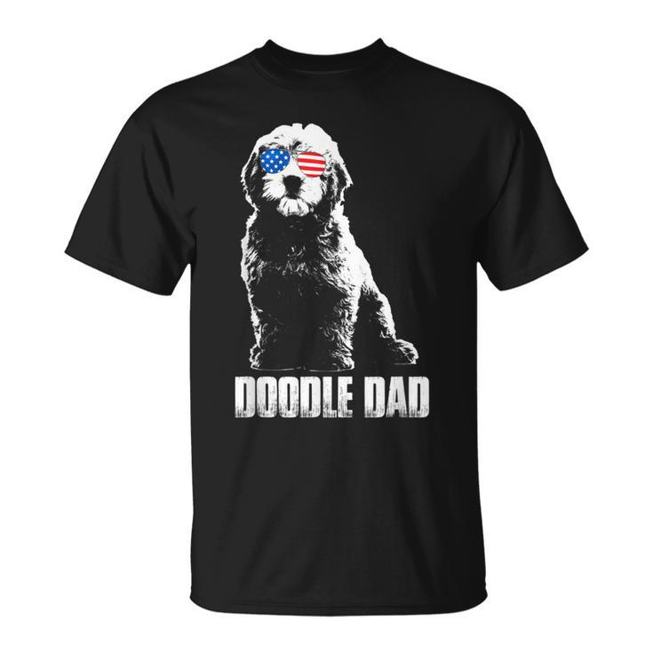 Doodle Dad Mens Goldendoodle Vintage  Gift For Mens Unisex T-Shirt