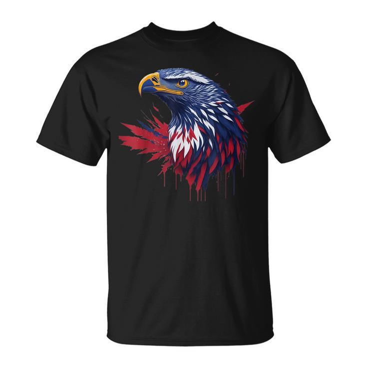 Eagle Of Freedom Merica Patriotic Usa Flag 4Th Of July 2023  Unisex T-Shirt