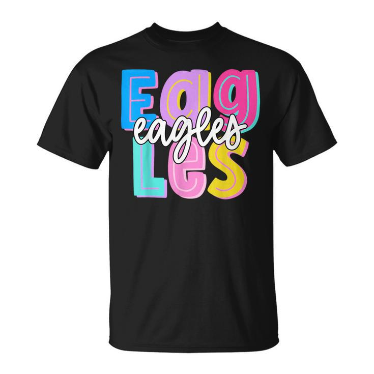 Eagles Colorful School Spirit T-Shirt