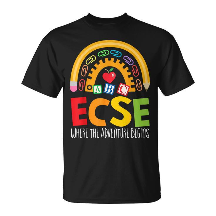 Early Childhood Special Education Sped Ecse Crew Squad  Unisex T-Shirt