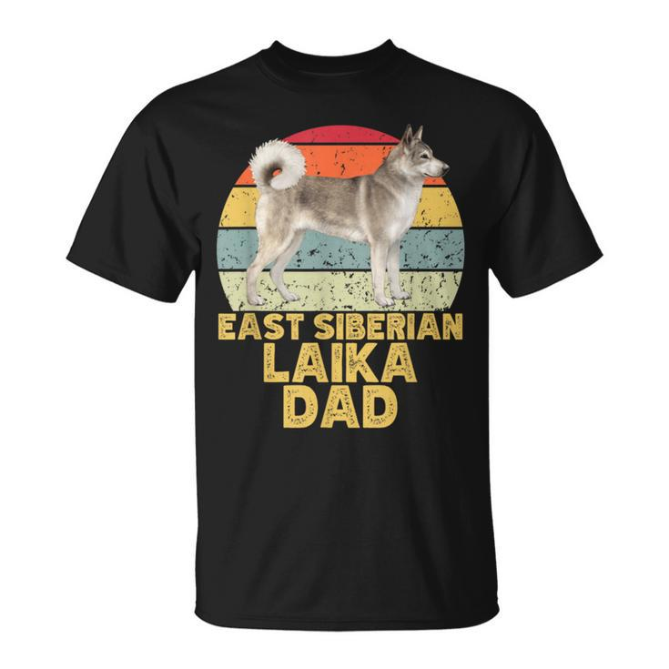East Siberian Laika Dog Dad Retro My Dogs Are My Cardio T-Shirt