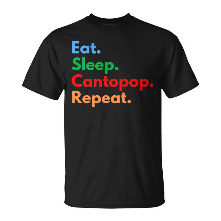 Eat Sleep Cantopop Repeat For Cantonese Pop Lovers T-Shirt