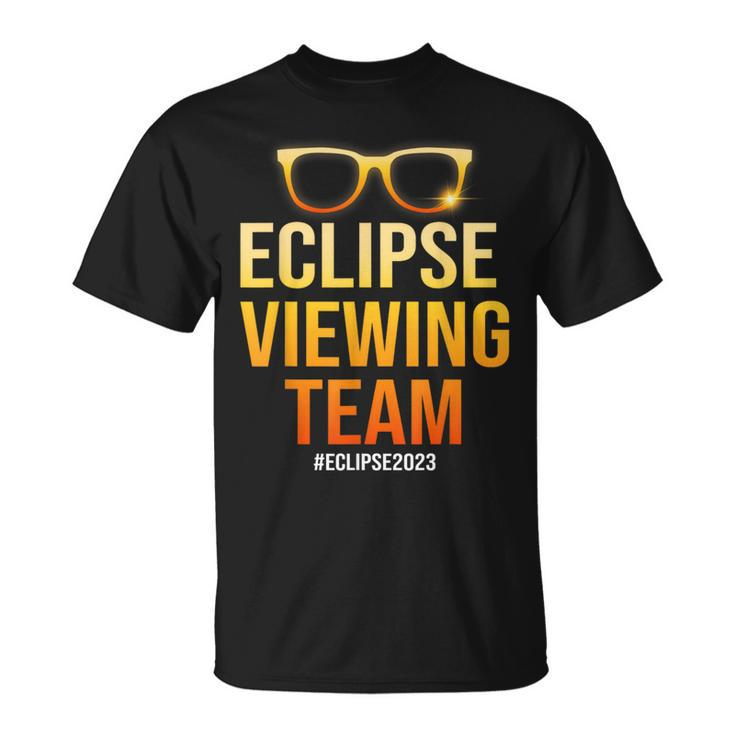 Eclipse Viewing Team Annular Solar Eclipse 2023 Astronomy T-Shirt