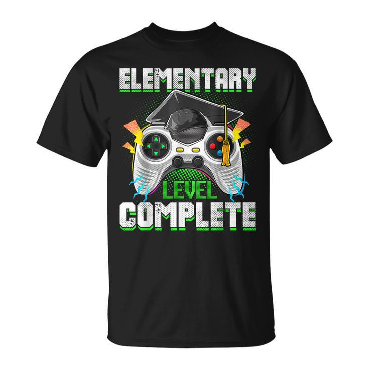 Elementary Level Complete Gamer Graduation Video Games Boys  Unisex T-Shirt