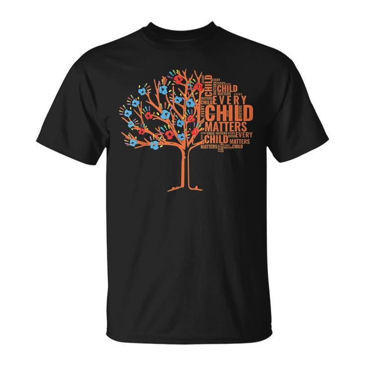 Every Child In Matters Tree Orange Day T-Shirt