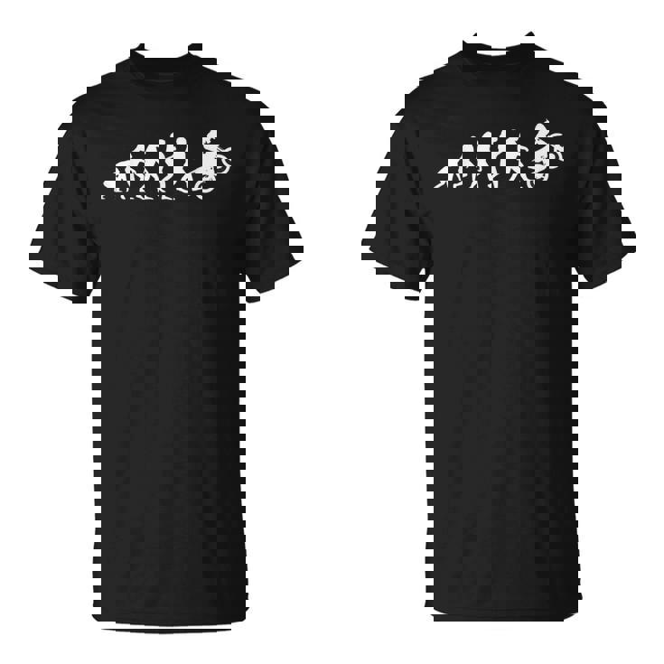 Evolution Motocross Mx Motorcycle Dirt Bike Rider Unisex T-Shirt
