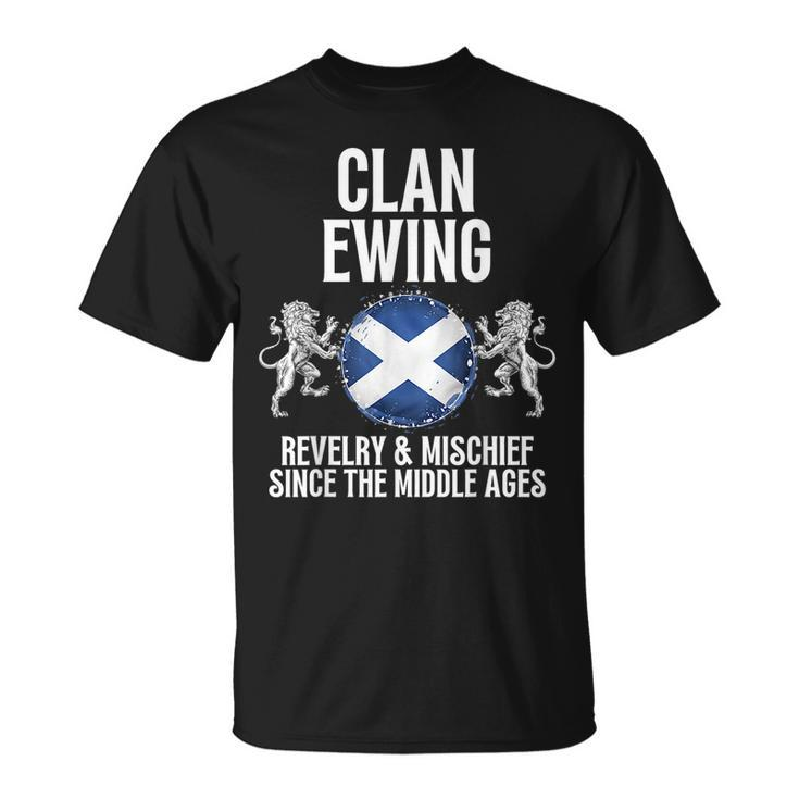 Ewing Clan Scottish Family Name Scotland Heraldry Unisex T-Shirt