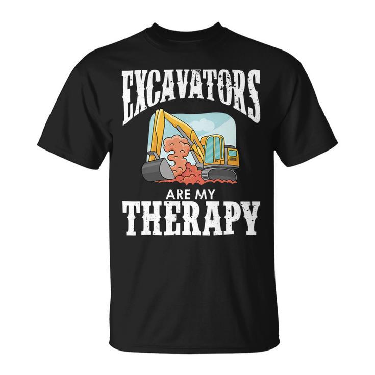 Excavator Operator Remote Control Digger Machine Rc  4 Unisex T-Shirt