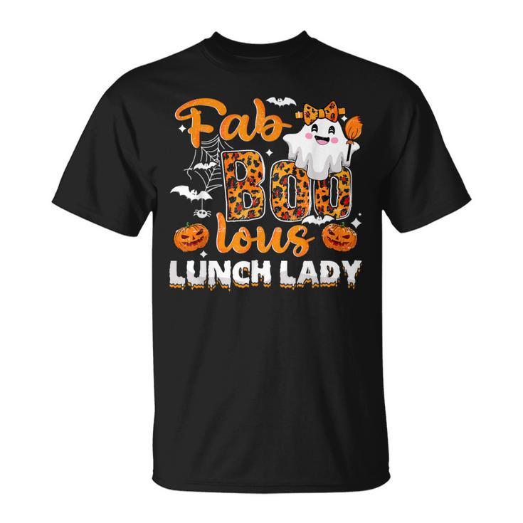 Faboolous Lunch Lady Happy Halloween Pumpkin Matching T-Shirt
