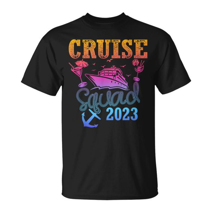 Family Matching Cruise Vacation Cruising Cruise Squad 2023  Unisex T-Shirt