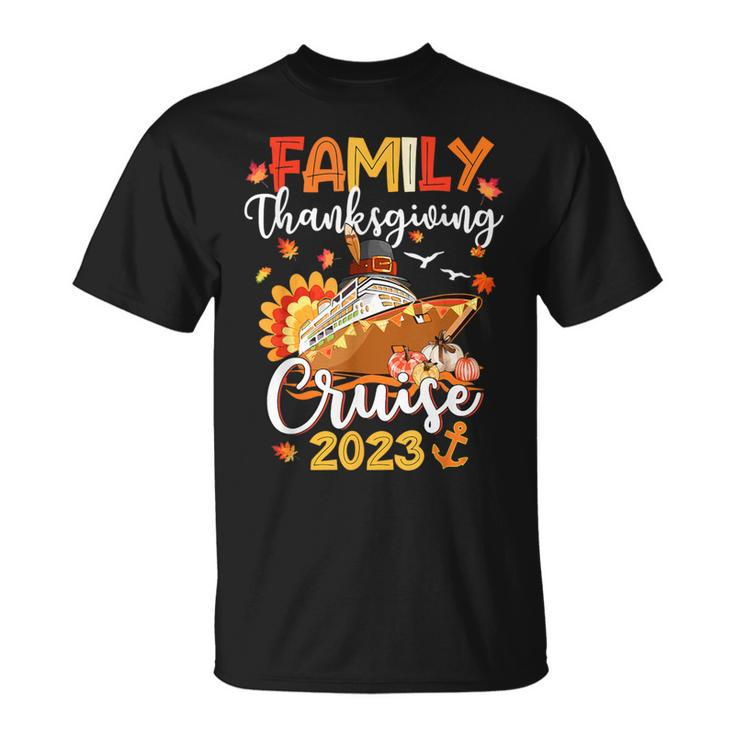 Family Thanksgiving Cruise 2023 Autumn Cruise Squad Matching T-Shirt