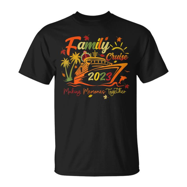 Family Thanksgiving Cruise 2023 Autumn Cruise Squad T-Shirt