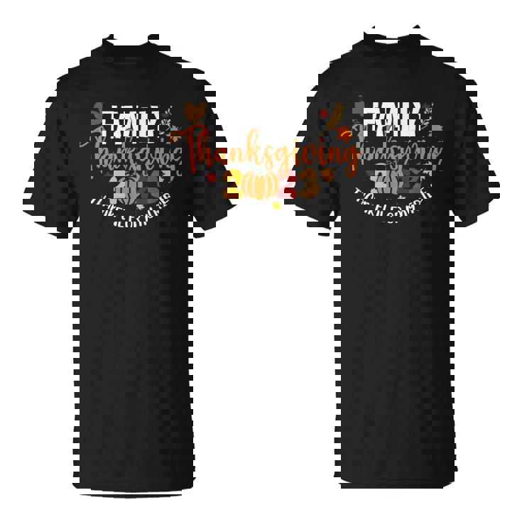 Family Thanksgiving Thanksgiving Cruise Family Pumpkin T-Shirt