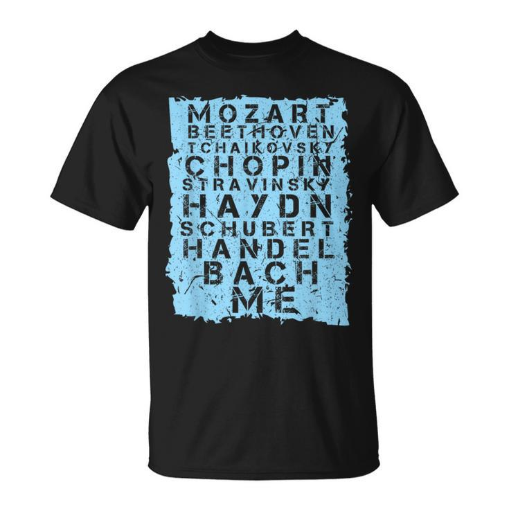 Famous Classical Music Composer Musician Mozart T-Shirt