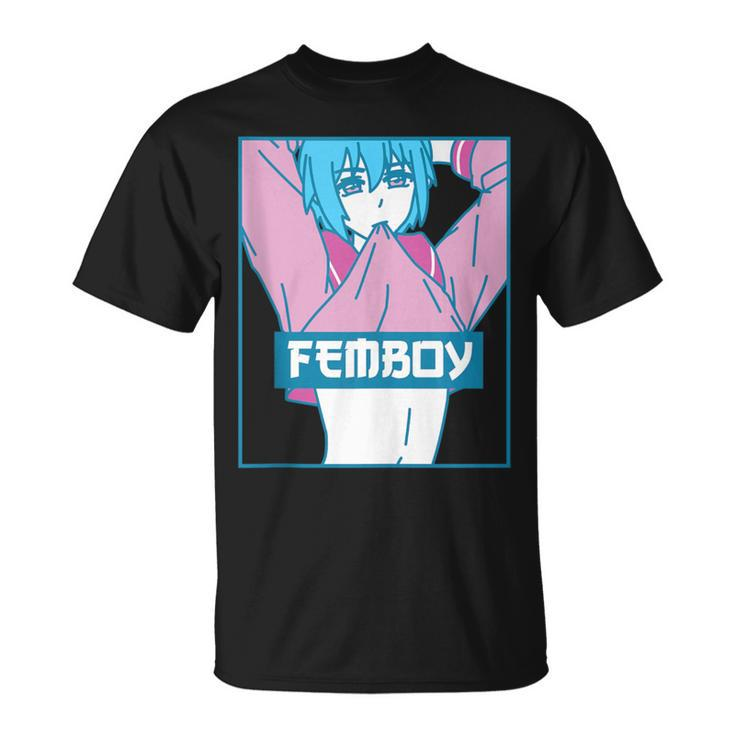 Femboy Aesthetic Pastel Yaoi Anime Boy Crossdressing T-Shirt