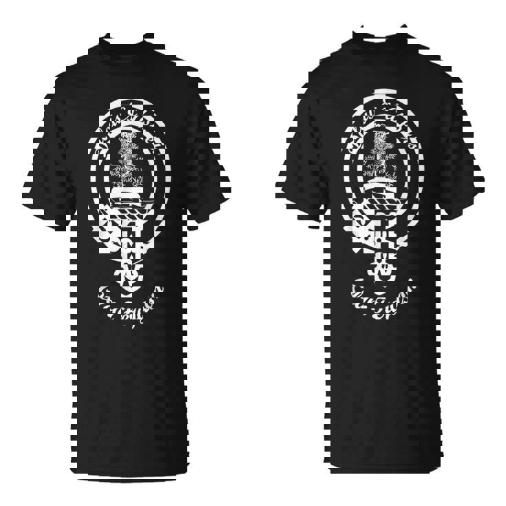 Ferguson Surname Last Name Scottish Clan Tartan Badge Crest Funny Last Name Designs Funny Gifts Unisex T-Shirt