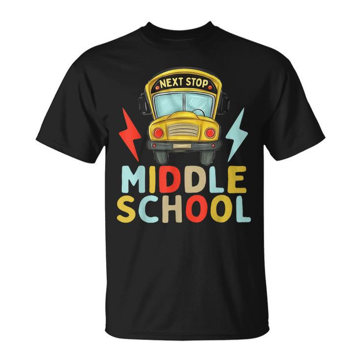 Fifth Grade Graduation  Next Stop Middle School Funny Unisex T-Shirt
