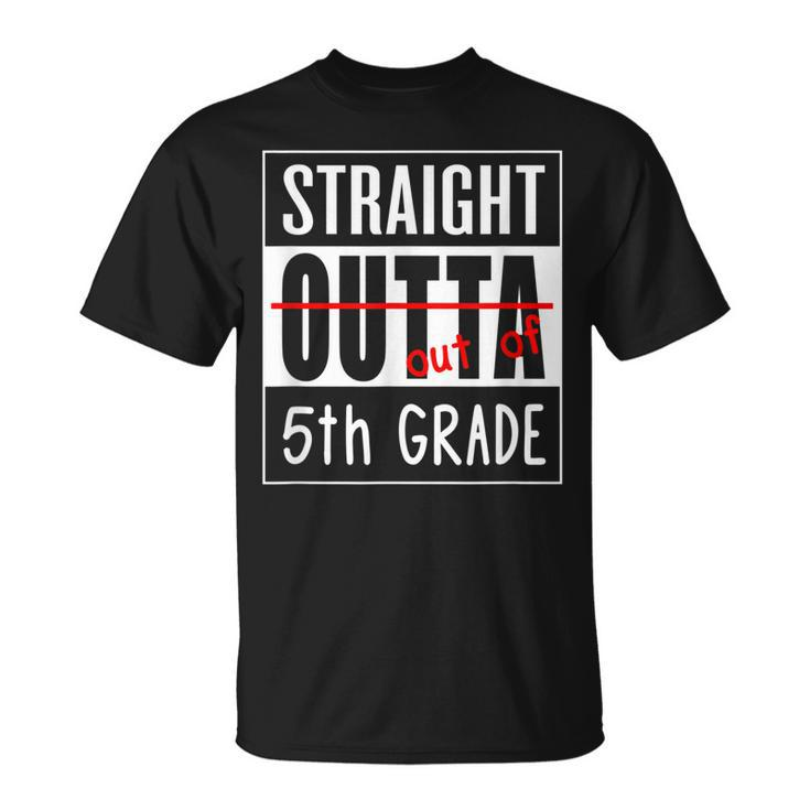 Fifth Grade Graduation  Straight Outta 5Th Grade Unisex T-Shirt
