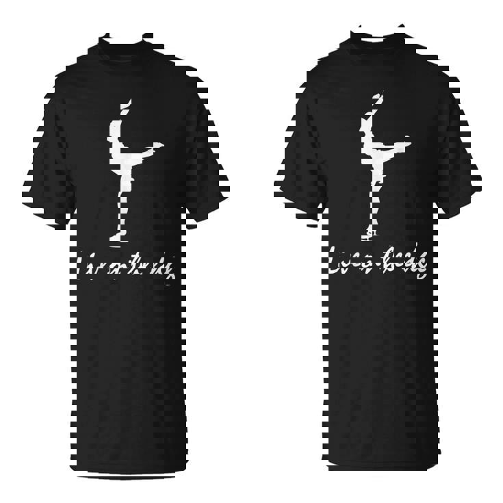 Figure Skating Shirt For Girls And Women | Live On The Edge Figure Skating Shirt For Girls And Women | Live On The Edge