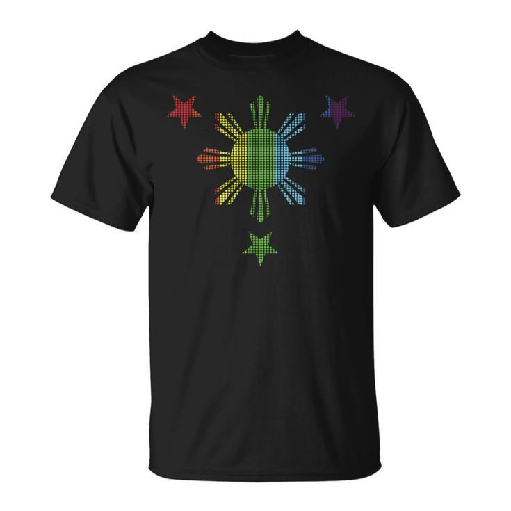 Filipino Pride - Flag Sun Lgbt   Unisex T-Shirt