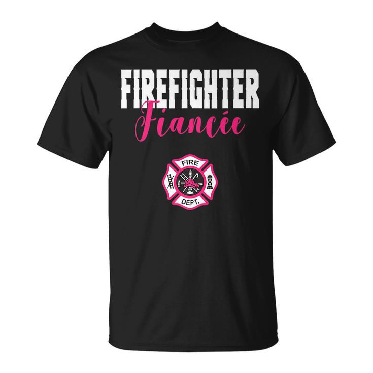 Firefighter Fiancee  For Support Of Your Fireman Unisex T-Shirt