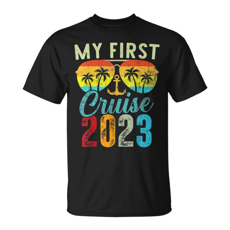 My First Cruise 2023 Vacation Ship Family Travel Squad T-Shirt