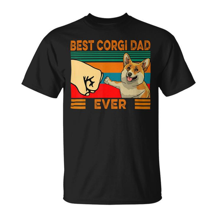 Fist Bump Best Corgi Dad Ever  Unisex T-Shirt