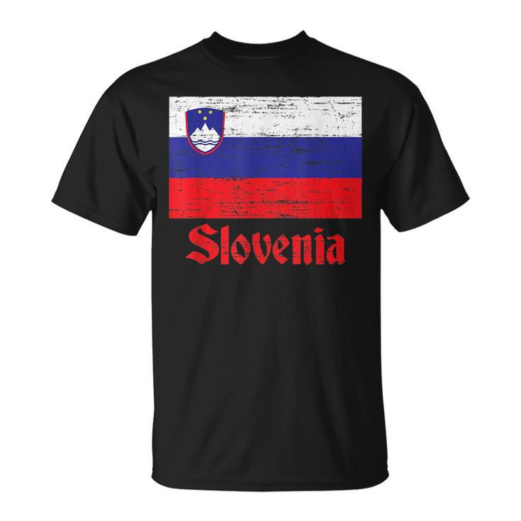 Flag Of Slovenia Slovenian Flag Pride  Unisex T-Shirt
