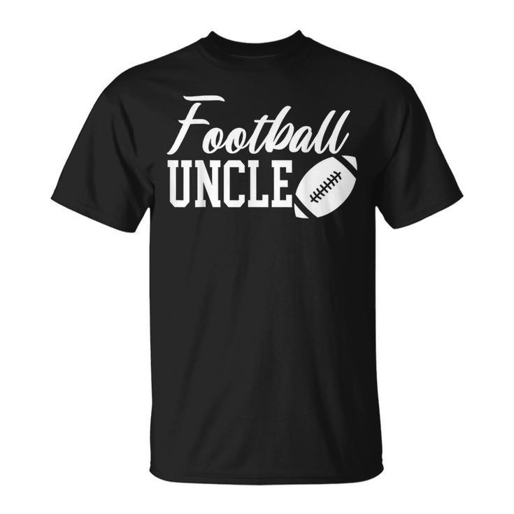 Football Uncle Birthday Party Promoted Matching Family  Unisex T-Shirt