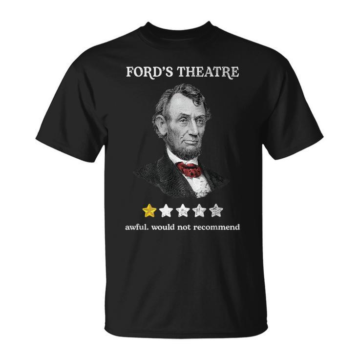 Ford's Theater Presidential History Abe Lincoln T-Shirt