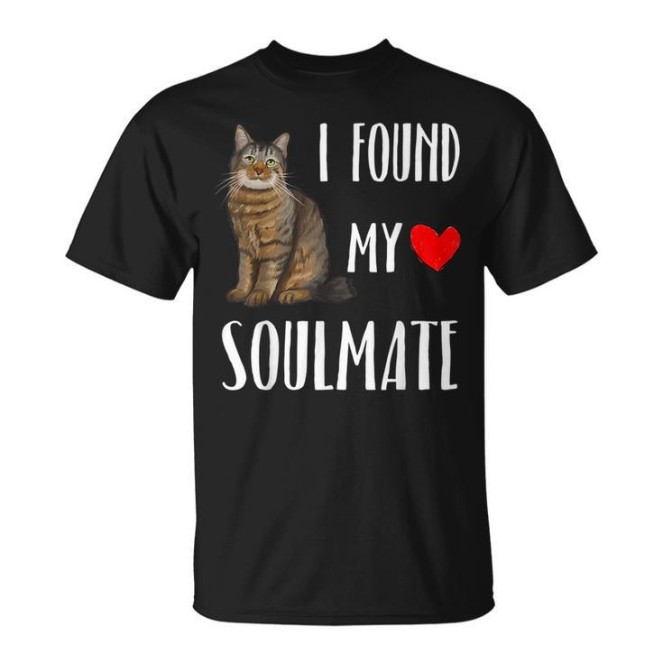 I Found My Soulmate Pixiebob Cat Lover Best Friend T-Shirt