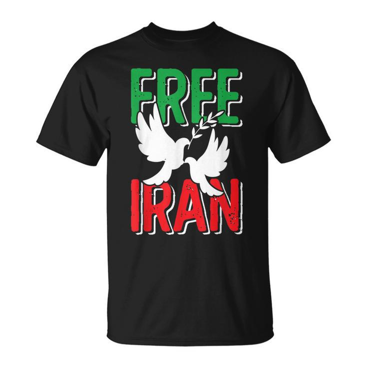 Free Iran Love Freedom Iranian Persian Azadi T-Shirt