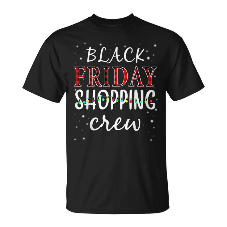 Friday Shopping Crew Costume Black Shopping Family T-Shirt