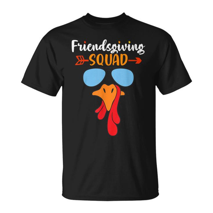 Friendsgiving Squad Happy Thanksgiving Day Friendship T-Shirt