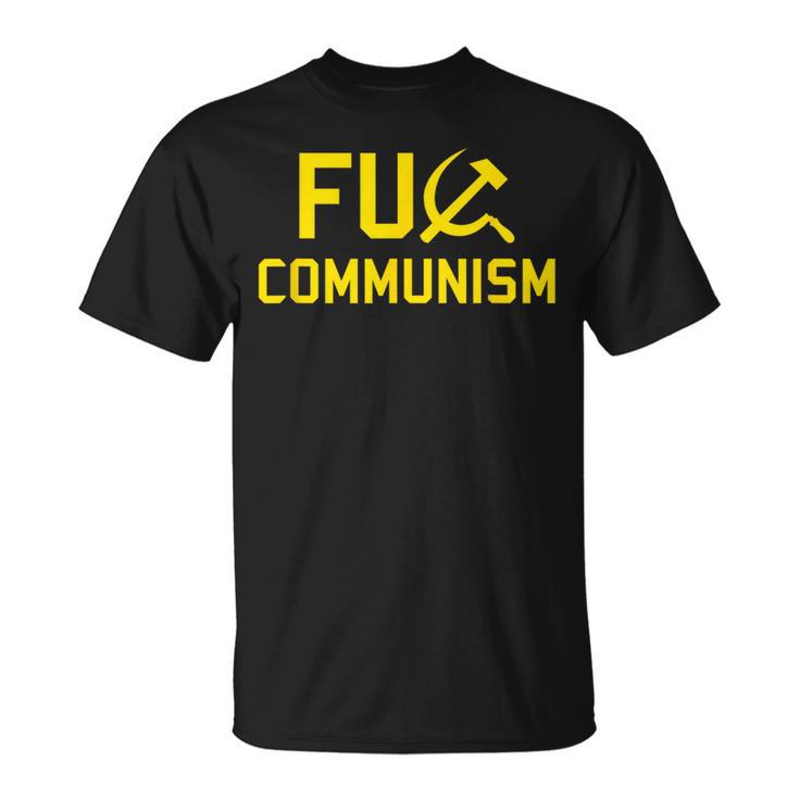 Fu Communism Anti-Communist Protest T-Shirt