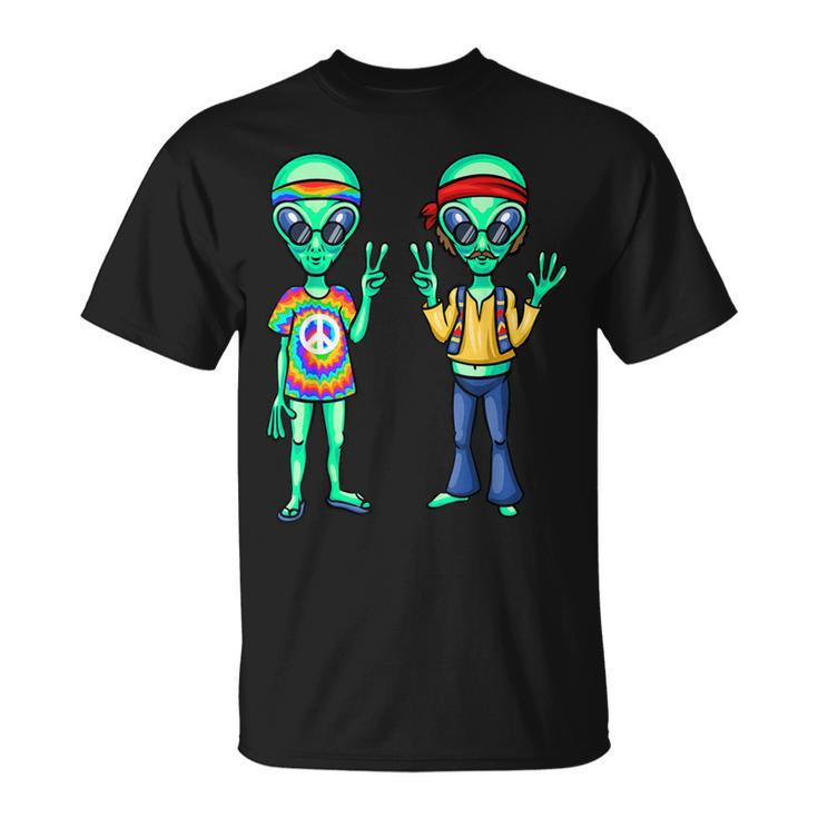 Alien Alien Lover Hippie Aliens Believe In Aliens T-Shirt