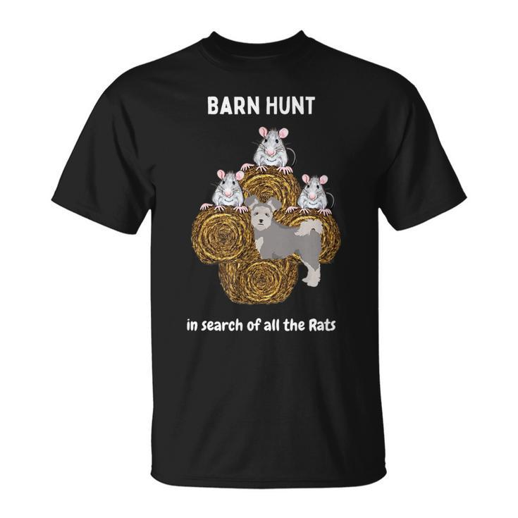 Funny Barn Hunt In Search Of Rats With A Pumi Dog Unisex T-Shirt