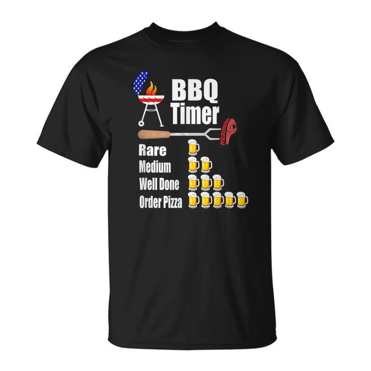 Funny Bbq Timer - Barbecue Grill Grilling Gift  Unisex T-Shirt